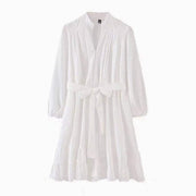 white mini dress for women, view 2 - MRSLM