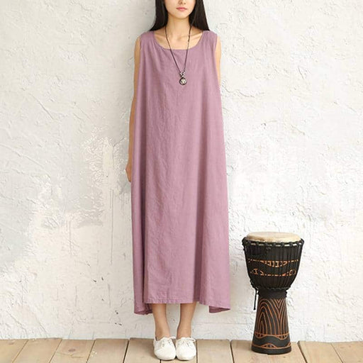 casual linen dress - MRSLM
