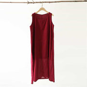 casual linen dress, view 8 - MRSLM