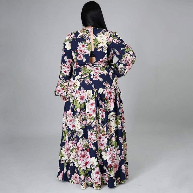 long high waist dress, view 5 - MRSLM