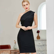 one shoulder bodycon dress - MRSLM