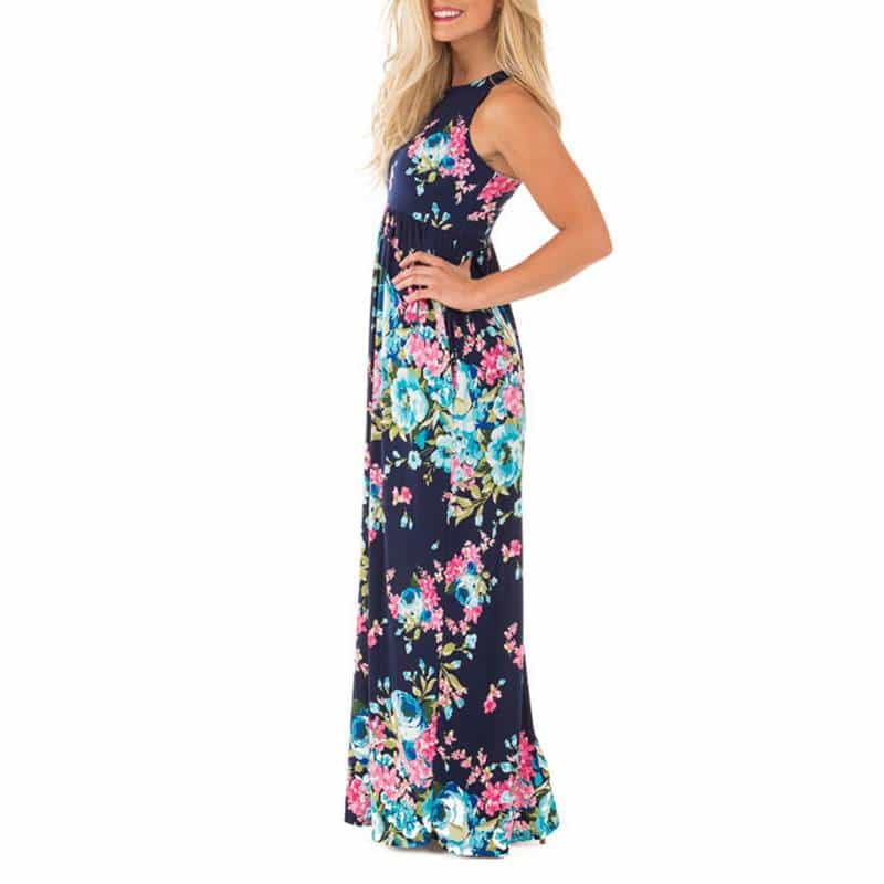 bohemian floral maxi dress - MRSLM