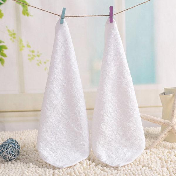 25*25cm Bamboo Fiber Antibacterial Handkerchief Absorbent Soft Baby Face Towel - MRSLM