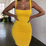 spaghetti strap bodycon dress - MRSLM