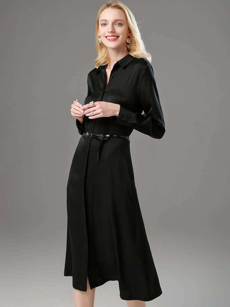 women's basic shirt dress - MRSLM