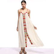 boho maxi cami dress, view 3 - MRSLM