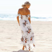 boho floral print dress, view 13 - MRSLM
