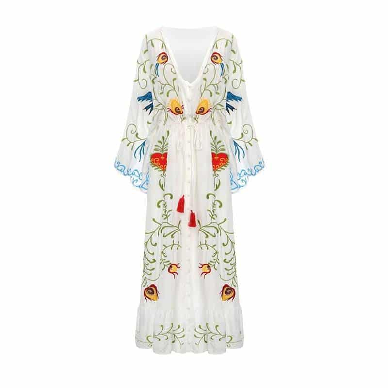 women's boho style dress, view 6 - MRSLM
