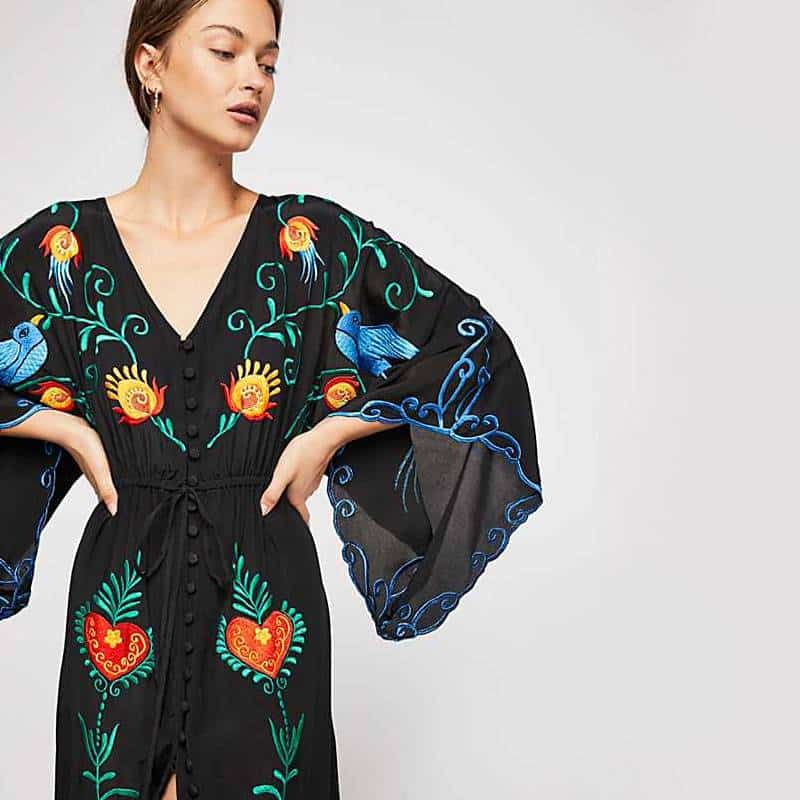 women's boho style dress, view 8 - MRSLM