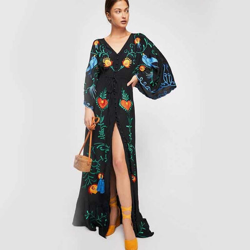 women's boho style dress - MRSLM