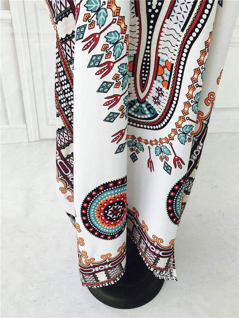 women's boho style printed dress, view 16 - MRSLM