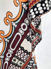 women's boho style printed dress, view 14 - MRSLM