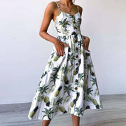 cami floral printed dress, view 8 - MRSLM