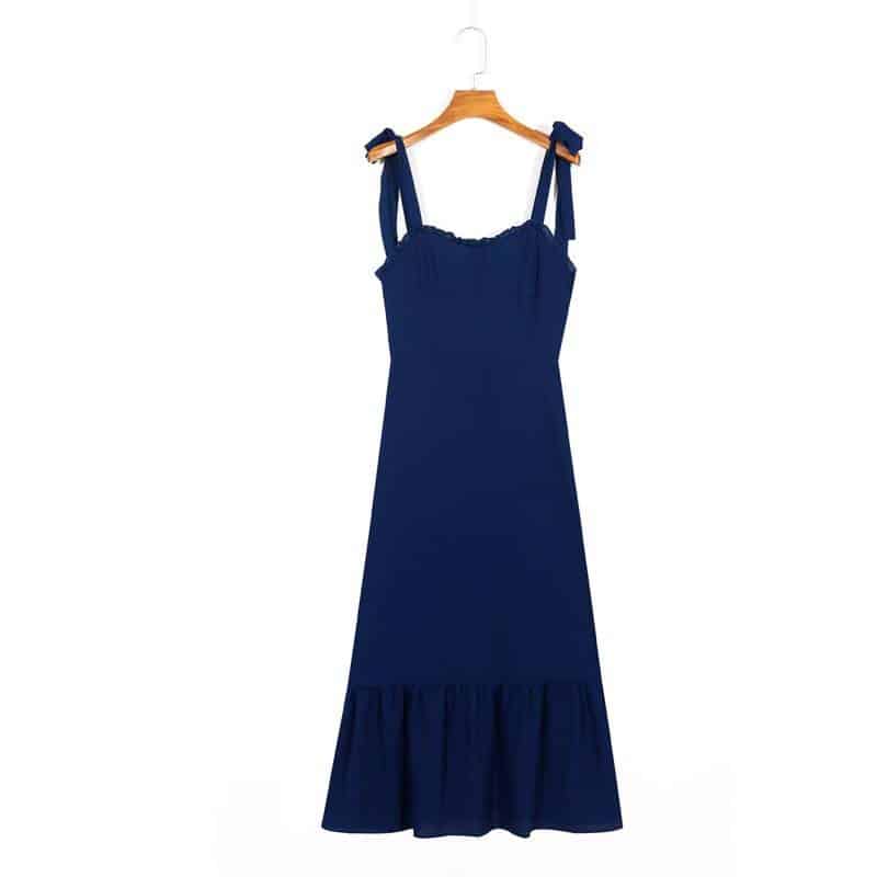 Women's Casual Ruffled Maxi Dress