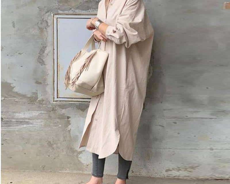 cotton polyester dress, view 6 - MRSLM
