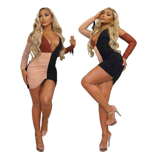 drawstring knee dress - MRSLM