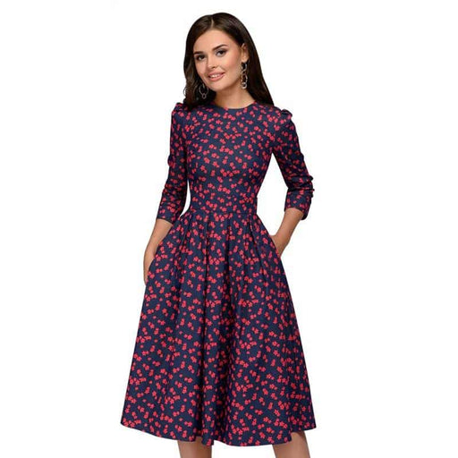 women's elegant a-line dress - MRSLM