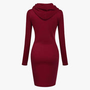 women's hooded warm dress, view 9 - MRSLM