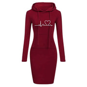 women's hope faith love warm dress, view 7 - MRSLM