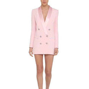 Women's Lady Boss double breasted dress, view 2 - MRSLM