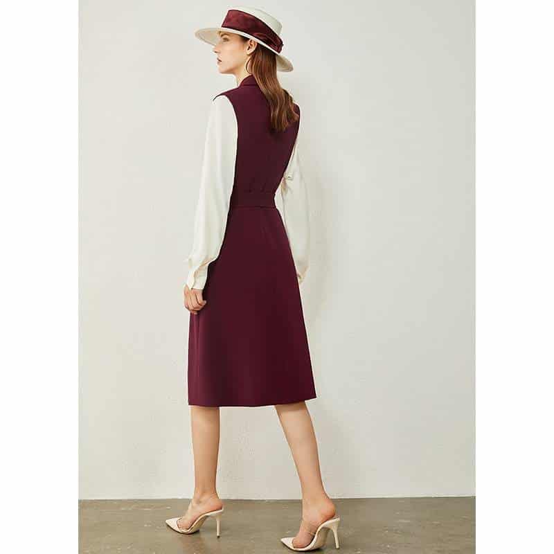 minimalism autumn dress, view 8 - MRSLM