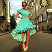 Women's mint cocktail dress - MRSLM