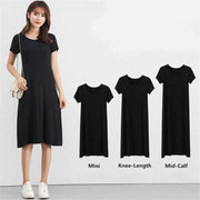 modal knitted T-shirt dress, view 17 - MRSLM