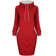 sport style striped trim dress, view 10 - MRSLM