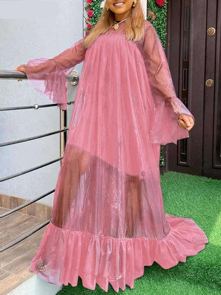 women's summer long dress, view 8 - MRSLM