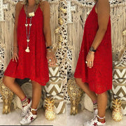 women's summer loose laced dress, view 8 - MRSLM