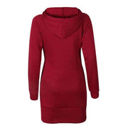 Women's warm hooded dress, view 12 - MRSLM