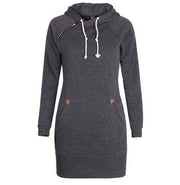 Women's warm hooded dress, view 10 - MRSLM