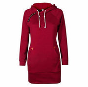 Women's warm hooded dress, view 11 - MRSLM