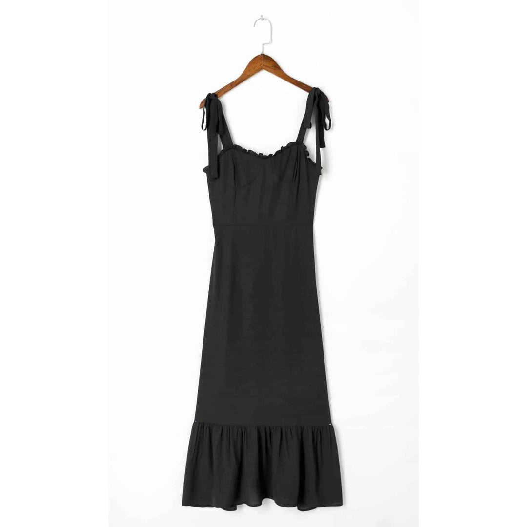 Women's Casual Ruffled Maxi Dress