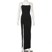 maxi backless pencil dress, view 2 - MRSLM