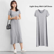 modal knitted T-shirt dress, view 9 - MRSLM