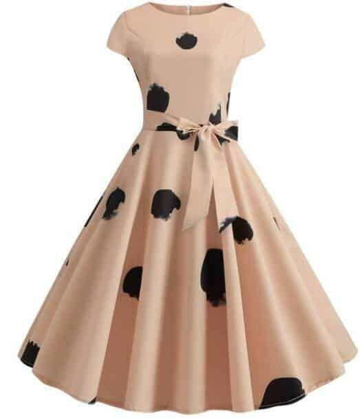 Women's Vintage Floral Printed Dress