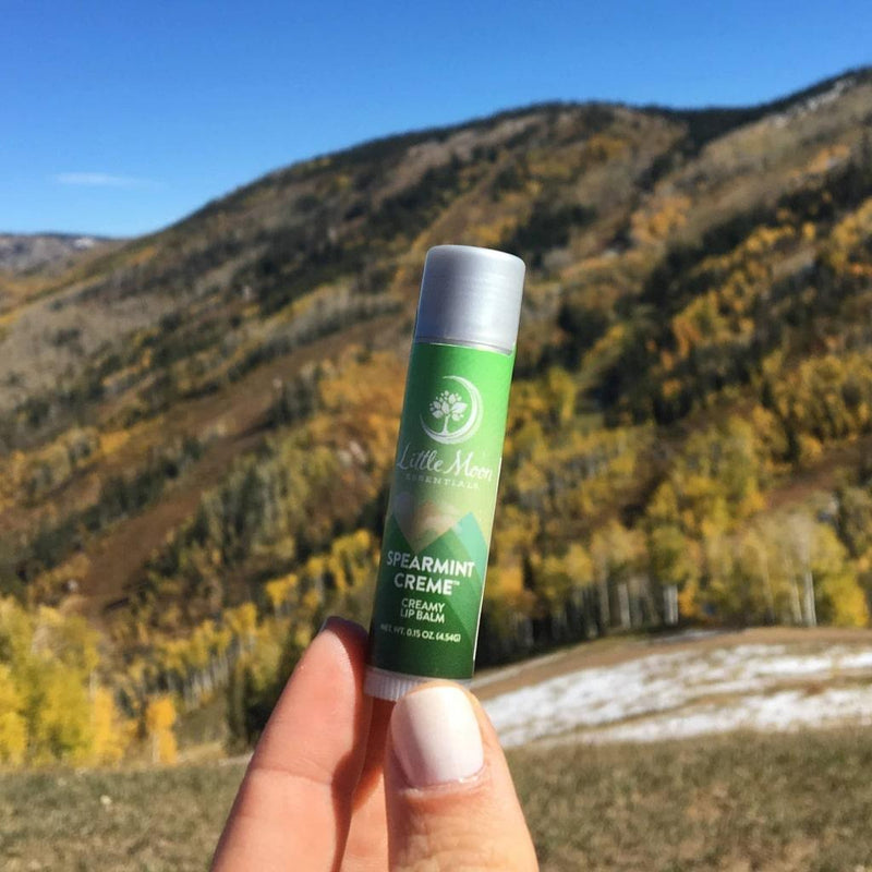 spearmint creme lip balm, view 2 - MRSLM