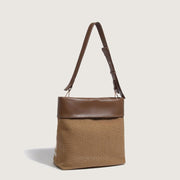 Fashion canvas bucket tote bag, view 7 - MRSLM