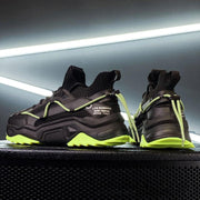Men's color matching platform sports shoes, view 7 - MRSLM