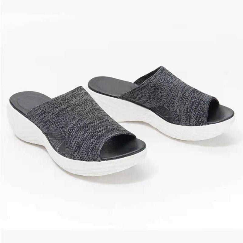 Women's fly woven platform sandals, view 2 - MRSLM