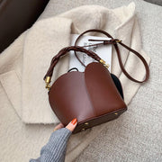 women's retro bucket messenger bag, view 7 - MRSLM