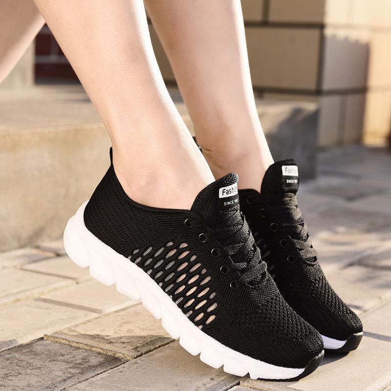 Hollow mesh women's running shoes, view 7 - MRSLM