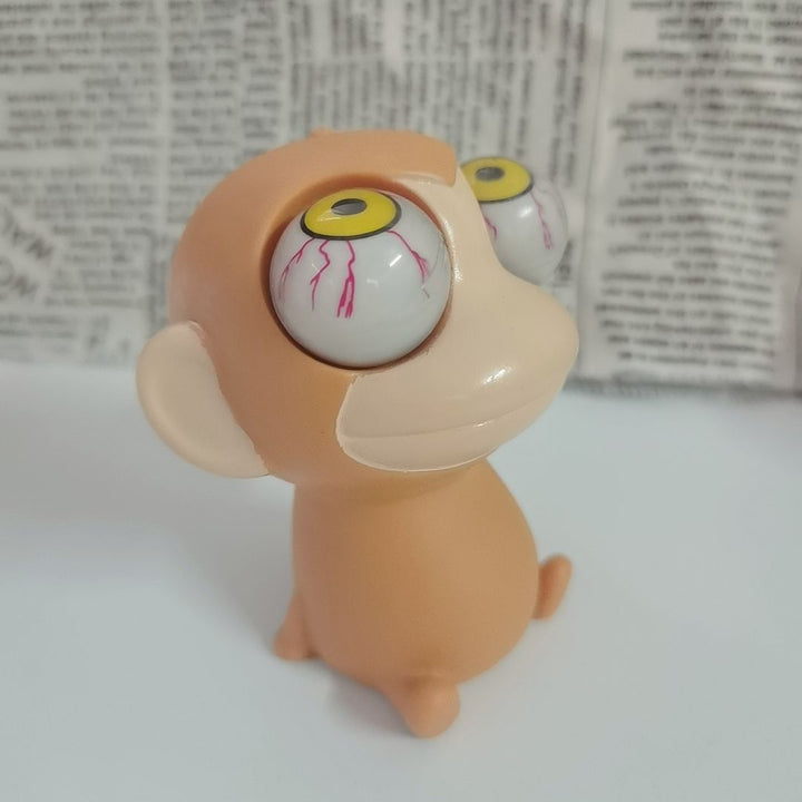 Cartoon Animal Decompression Toy Stress Reduction Ball Cute Little White Panda Dinosaur Squeeze Pop Eye Squeeze Antistress Toy