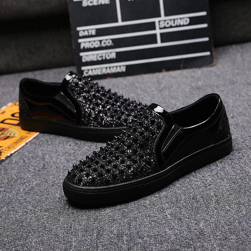 men's slip-on high-top leather shoes, view 7 - MRSLM