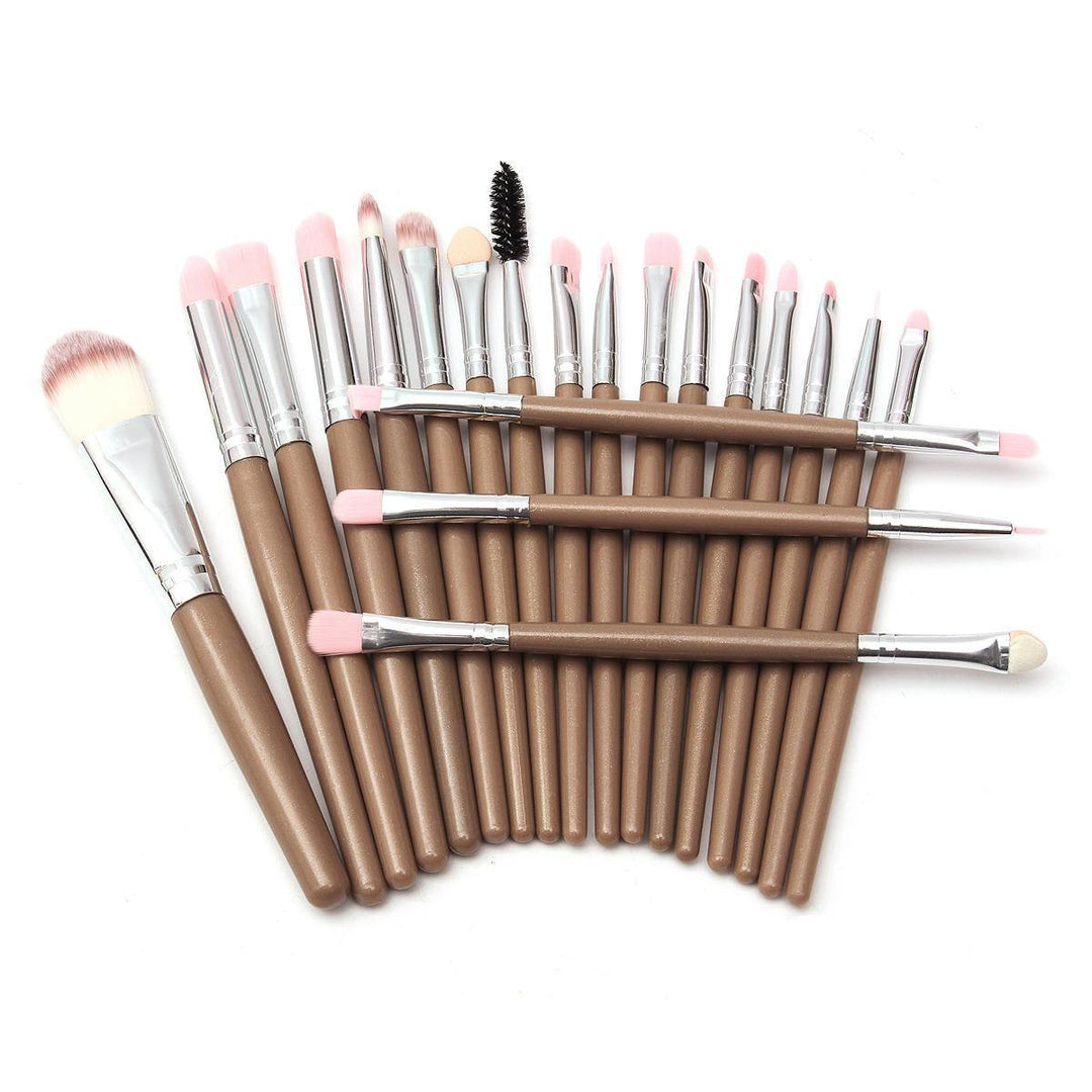 20Pcs Professional Makeup Brushes Cosmetic Synthetic Hair Brushes Kit Set - MRSLM