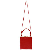 retro clip small square crossbody bag, view 2 - MRSLM