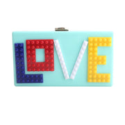 letter acrylic messenger bag, view 5 - MRSLM