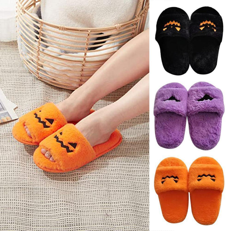 women's furry plush slippers - MRSLM