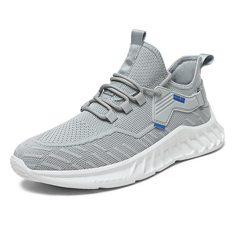Men's flying woven mesh sports shoes, view 4 - MRSLM